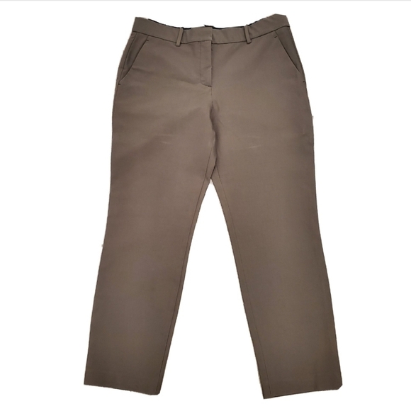 Theory Treeca Olive Green Chino Pants - Picture 1 of 4